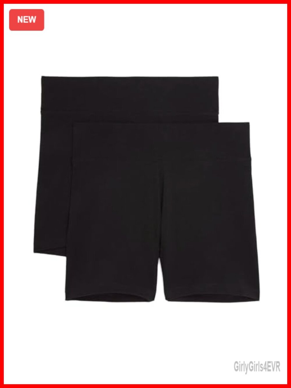 Women's 2 Pack 5'' Active Bike Shorts Cotton Spandex Mid Rise